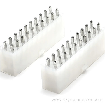 4.2mm Pitch 5557 Pin header Connector Straight DIP Solid 2*10P